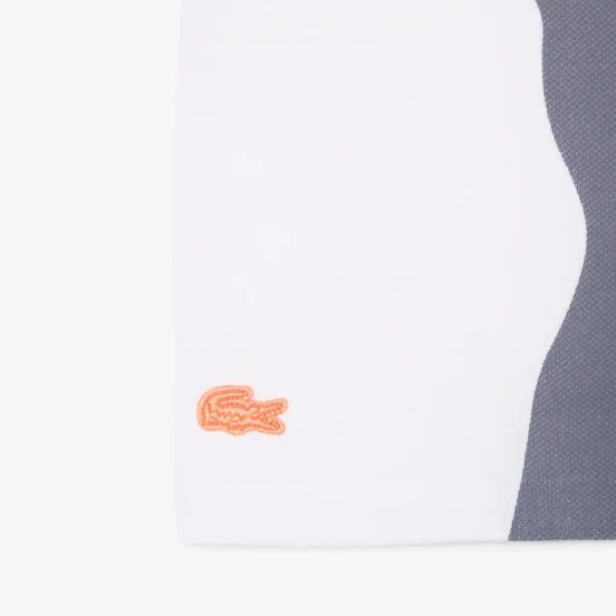 Polo in cotone stampata