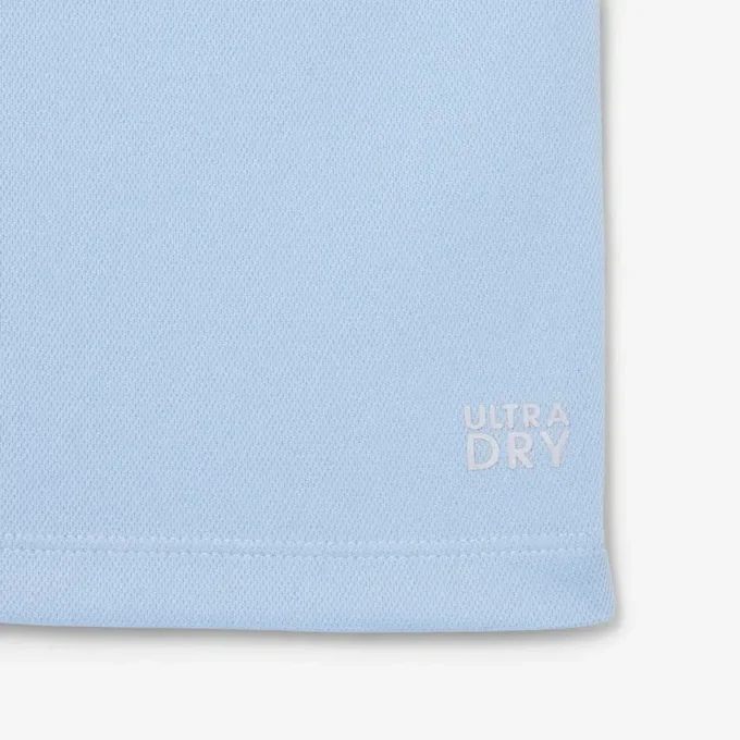 Polo in piqué a righe con marchio Ultra Dry Polo in piqué a righe con marchio Ultra Dry