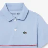 Polo in piqué a righe con marchio Ultra Dry Polo in piqué a righe con marchio Ultra Dry