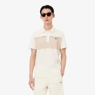 Polo in piqué color block dalla vestibilità regolare