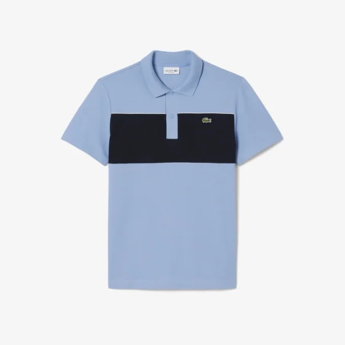 Polo in piqué color block dalla vestibilità regolare Polo in piqué color block dalla vestibilità regolare