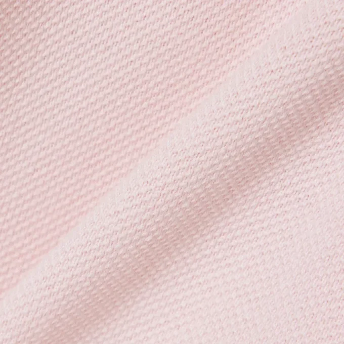 Polo in piqué con collo smerlato da bambina Polo in piqué con collo smerlato da bambina