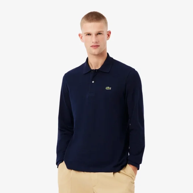Polo L.12.12 da uomo a maniche lunghe Classic Fit Polo L.12.12 da uomo a maniche lunghe Classic Fit