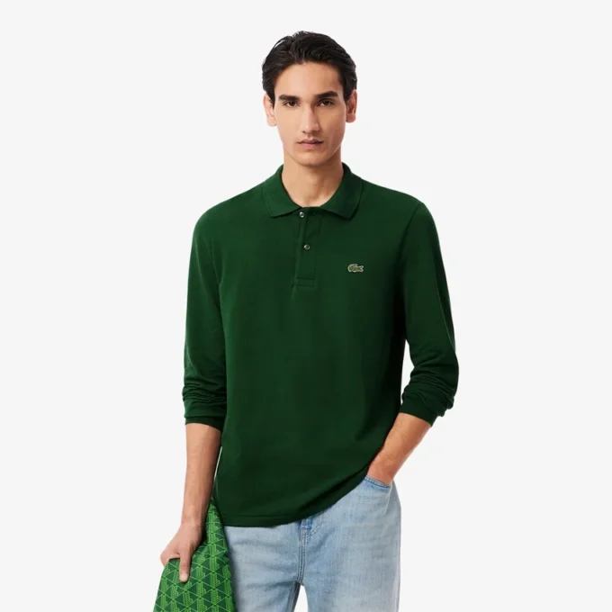 Polo L.12.12 da uomo a maniche lunghe Classic Fit
