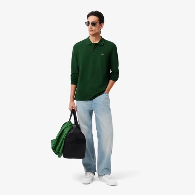 Polo L.12.12 da uomo a maniche lunghe Classic Fit