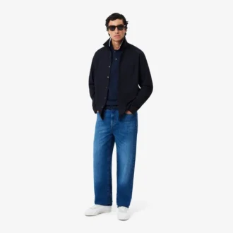 Polo L.12.12 da uomo, vestibilità regolare con dettagli decorativi