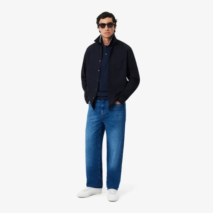Polo L.12.12 da uomo, vestibilità regolare con dettagli decorativi Polo L.12.12 da uomo, vestibilità regolare con dettagli decorativi