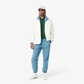 Polo L.12.12 da uomo, vestibilità regolare con dettagli decorativi