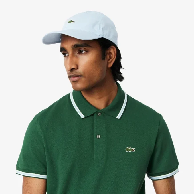 Polo L.12.12 da uomo, vestibilità regolare con dettagli decorativi Polo L.12.12 da uomo, vestibilità regolare con dettagli decorativi