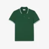 Polo L.12.12 da uomo, vestibilità regolare con dettagli decorativi Polo L.12.12 da uomo, vestibilità regolare con dettagli decorativi