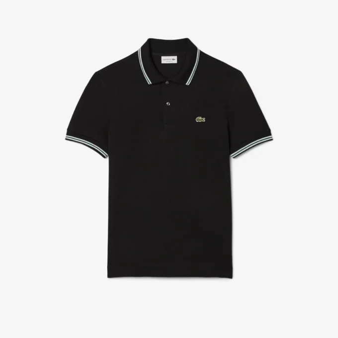 Polo L.12.12 da uomo, vestibilità regolare con dettagli decorativi Polo L.12.12 da uomo, vestibilità regolare con dettagli decorativi