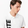 Polo Lacoste Movement da uomo con stampa, vestibilità regolare Polo Lacoste Movement da uomo con stampa, vestibilità regolare