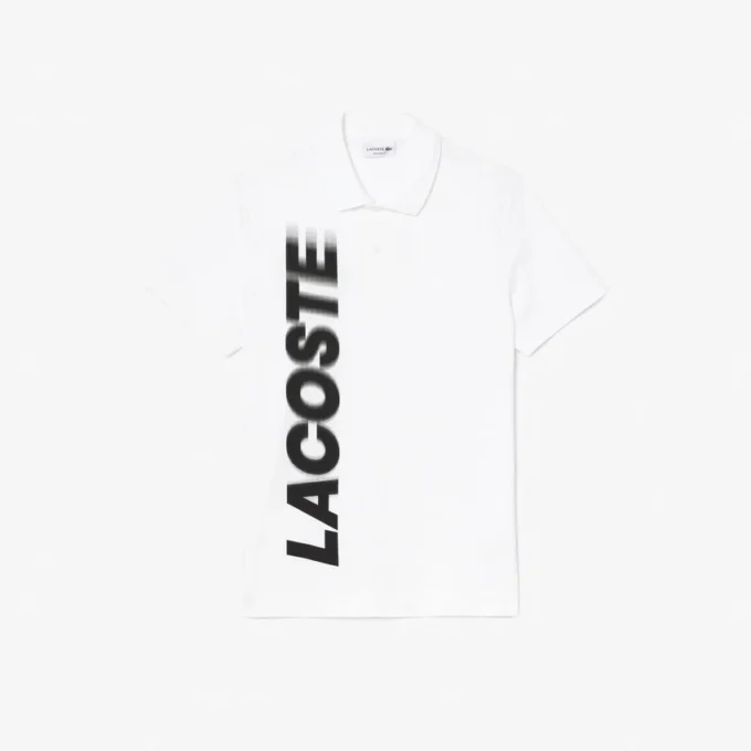 Polo Lacoste Movement da uomo con stampa, vestibilità regolare Polo Lacoste Movement da uomo con stampa, vestibilità regolare