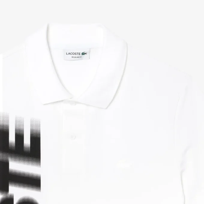Polo Lacoste Movement da uomo con stampa, vestibilità regolare Polo Lacoste Movement da uomo con stampa, vestibilità regolare