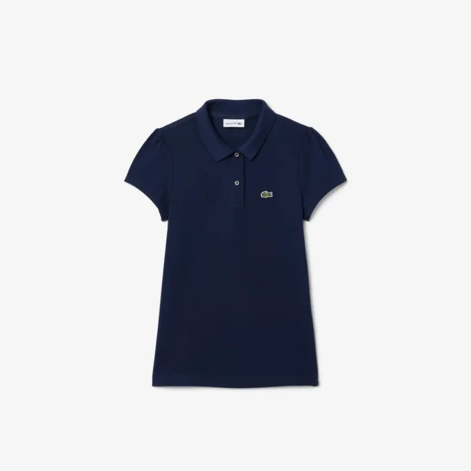 Polo Mini Piqua con colletto smerlato per bambini Polo Mini Piqua con colletto smerlato per bambini