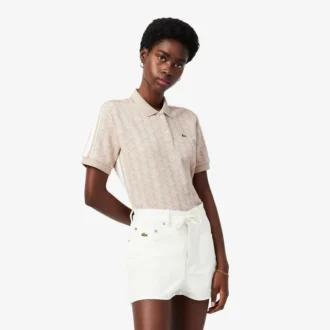 Polo Monogram da donna slim fit