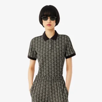 Polo Monogram da donna slim fit
