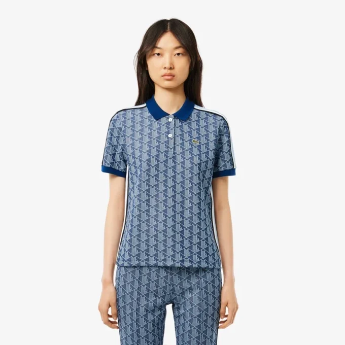 Polo Monogram da donna slim fit Polo Monogram da donna slim fit