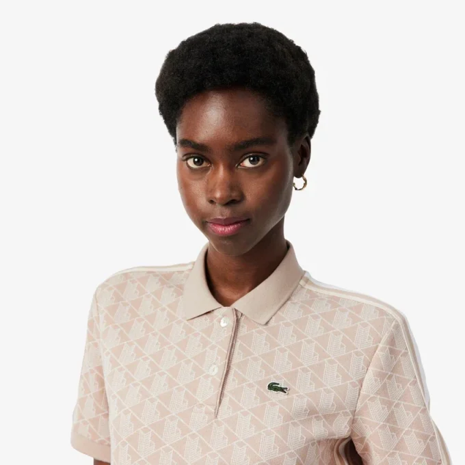 Polo Monogram da donna slim fit Polo Monogram da donna slim fit