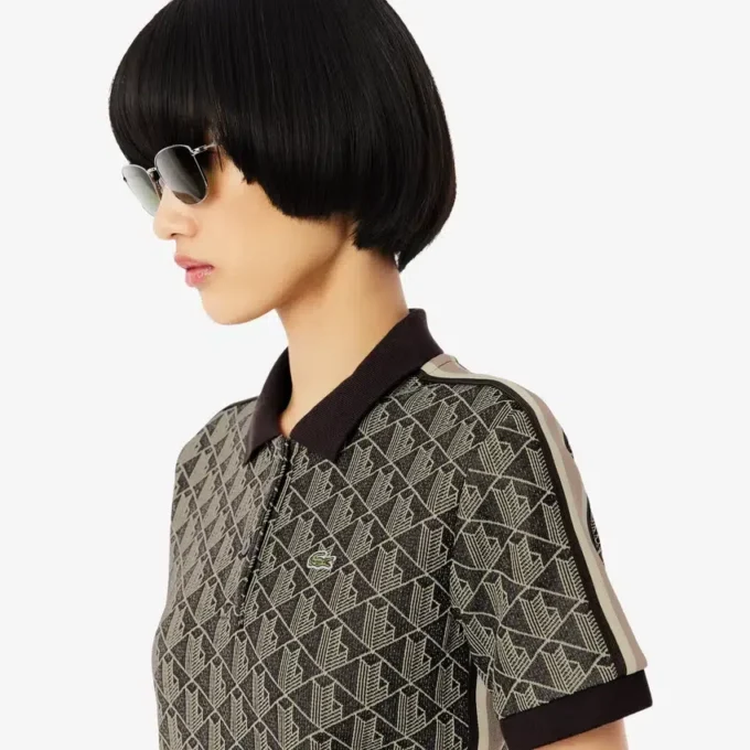 Polo Monogram da donna slim fit Polo Monogram da donna slim fit