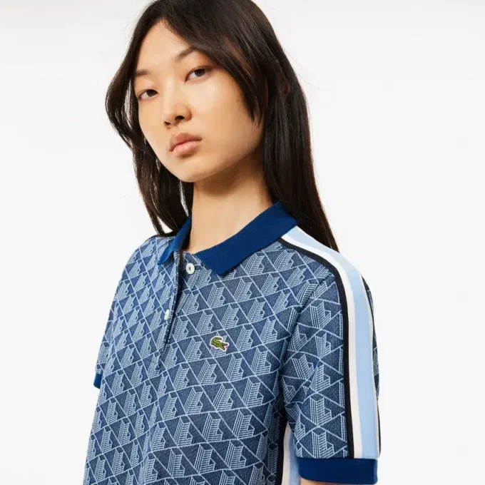 Polo Monogram da donna slim fit Polo Monogram da donna slim fit