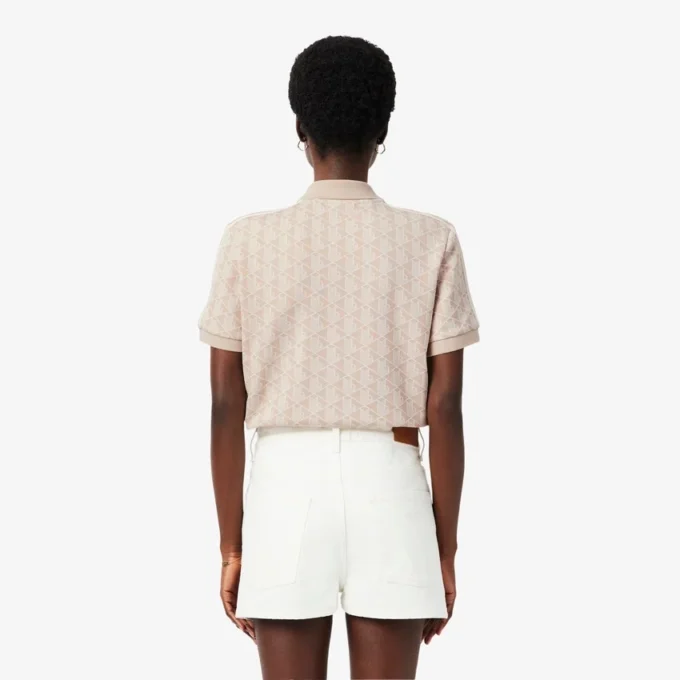 Polo Monogram da donna slim fit Polo Monogram da donna slim fit