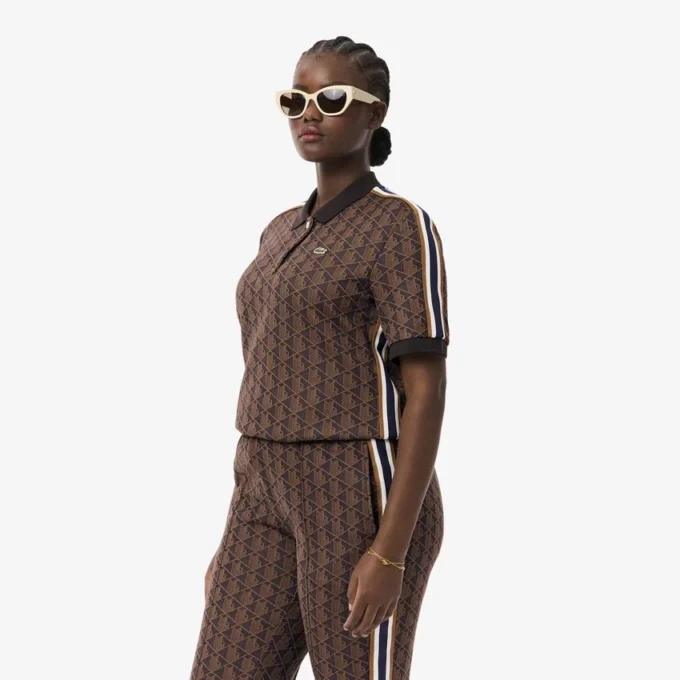 Polo Monogram da donna slim fit Polo Monogram da donna slim fit
