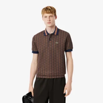 Polo Monogram da uomo con vestibilità classica