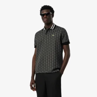 Polo Monogram da uomo con vestibilità classica