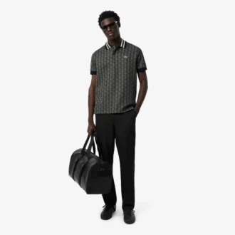 Polo Monogram da uomo con vestibilità classica