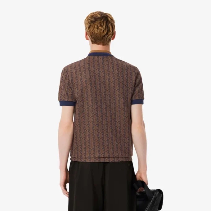 Polo Monogram da uomo con vestibilità classica