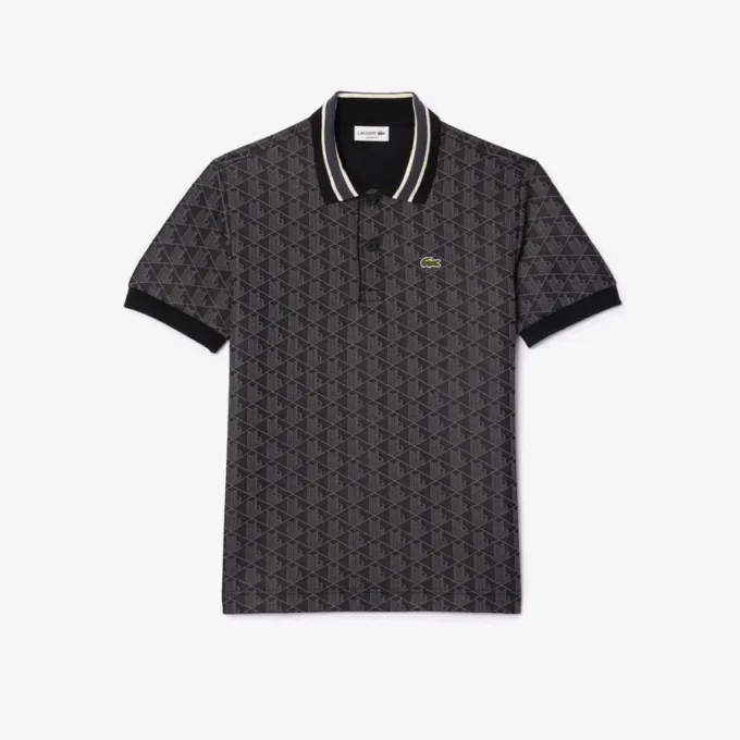 Polo Monogram da uomo con vestibilità classica