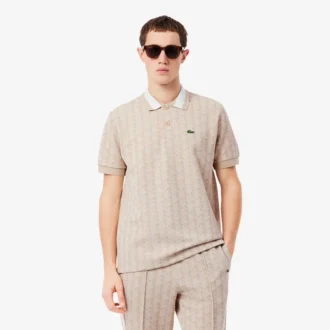 Polo Monogramma Classic Fit da uomo