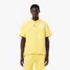 Polo oversize in denim da uomo Runway