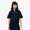 Polo oversize in piqué da bambina Polo oversize in piqué da bambina