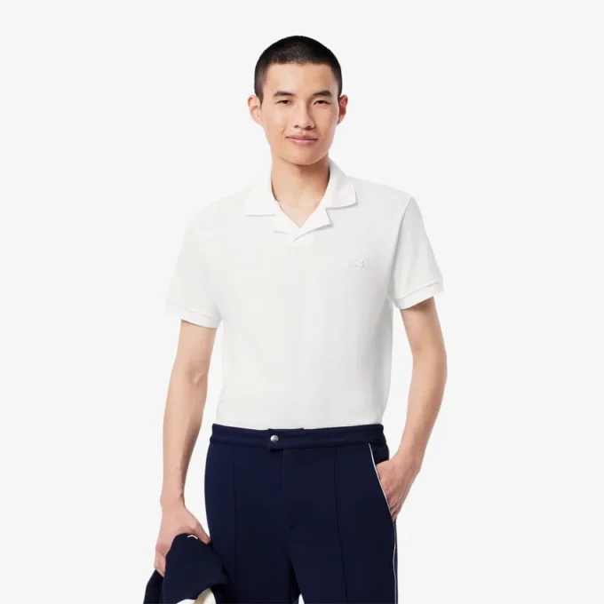 Polo Paris da uomo con collo aperto e vestibilità classica