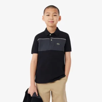 Polo Petit Piqué a blocchi di colore