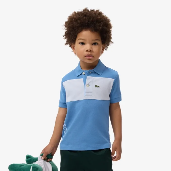 Polo Petit Piqué a blocchi di colore
