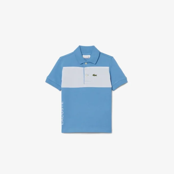 Polo Petit Piqué a blocchi di colore