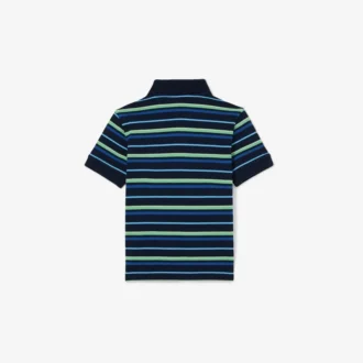 Polo Petit Piqué a righe a contrasto