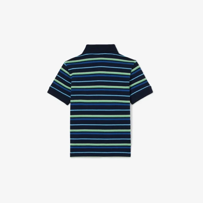 Polo Petit Piqué a righe a contrasto Polo Petit Piqué a righe a contrasto