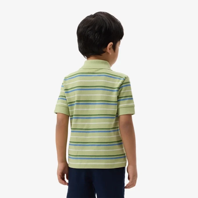 Polo Petit Piqué a righe a contrasto Polo Petit Piqué a righe a contrasto