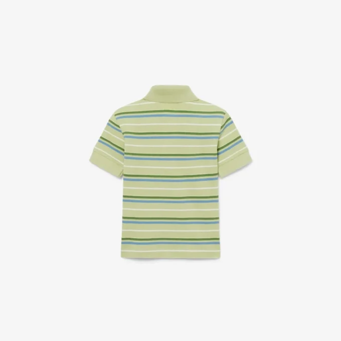 Polo Petit Piqué a righe a contrasto Polo Petit Piqué a righe a contrasto