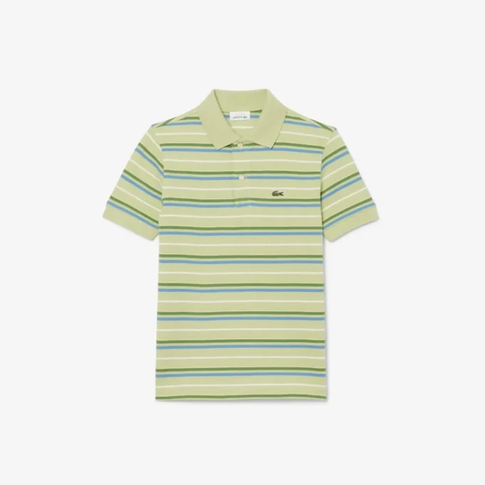 Polo Petit Piqué a righe a contrasto da bambino Polo Petit Piqué a righe a contrasto da bambino