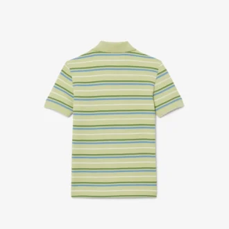 Polo Petit Piqué a righe a contrasto da bambino