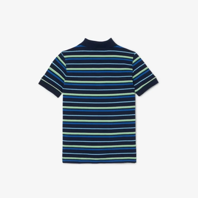 Polo Petit Piqué a righe a contrasto da bambino Polo Petit Piqué a righe a contrasto da bambino