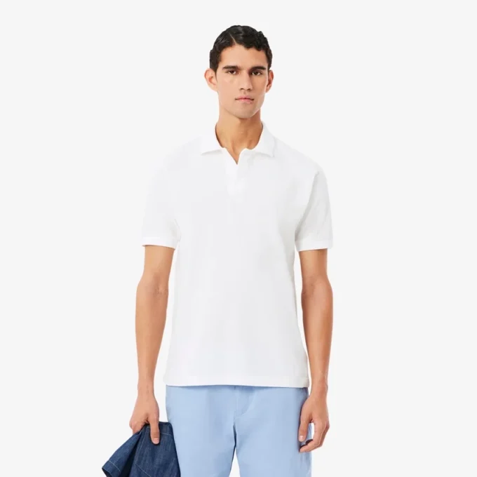 Polo Petit Piqué con dettagli ricamati e vestibilità classica