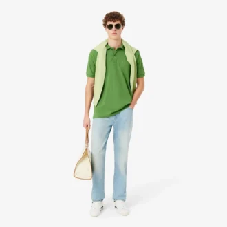 Polo Petit Piqué con dettagli ricamati e vestibilità classica