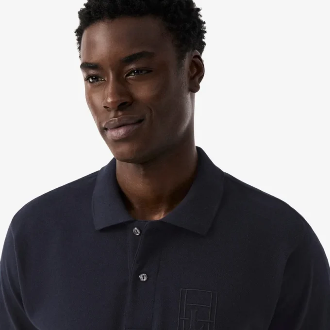 Polo Petit Piqué con dettagli ricamati e vestibilità classica Polo Petit Piqué con dettagli ricamati e vestibilità classica