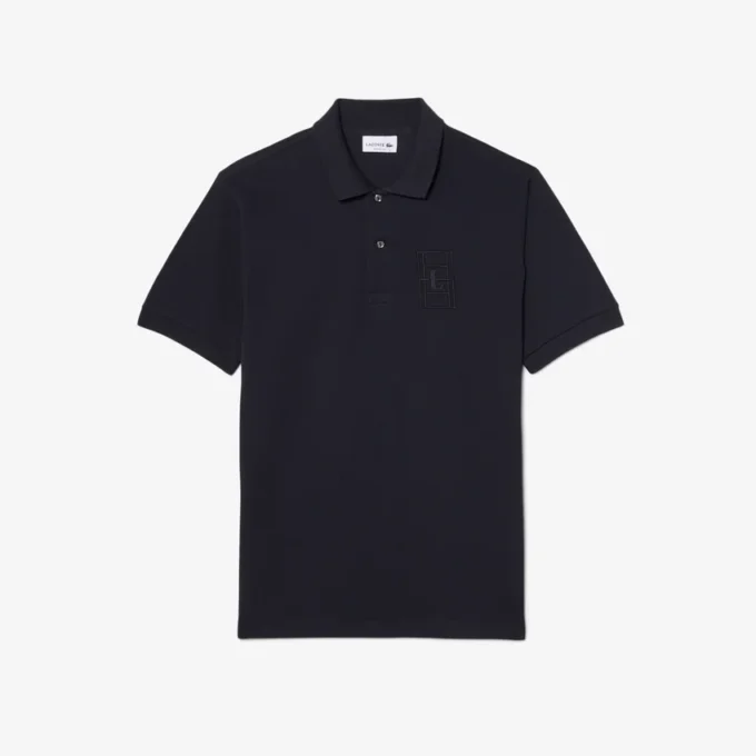 Polo Petit Piqué con dettagli ricamati e vestibilità classica Polo Petit Piqué con dettagli ricamati e vestibilità classica